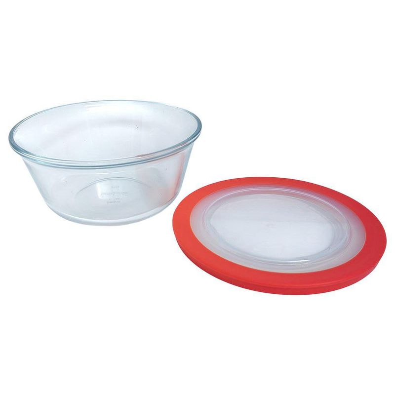 Recipiente Redondo con Tapa de 1.2 L