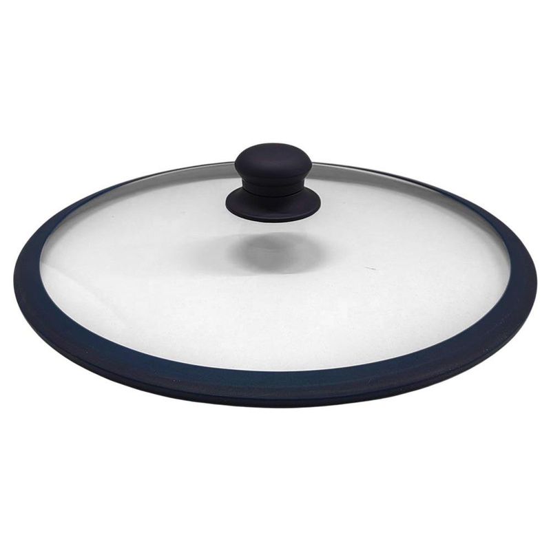 Sartén Wok de 30 cm con Tapa Antiadherente Marble Azul Sara Ita