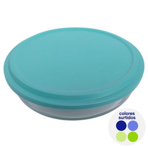 Fuente Clásica Redonda con Tapa de 2.4 L Colores Surtidos