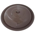 Olla Recta No. 42 Tipo Peltre Alta Capacidad Decorado Tropical con Filo Café Color Crema