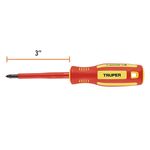 Destornillador Aislado de Cruz 3 Plg