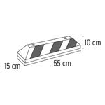 Tope de Hule para Estacionamiento de 55 cm