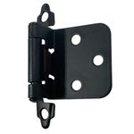 Bisagra Tipo Parche Negra 2 Piezas de 7 cm