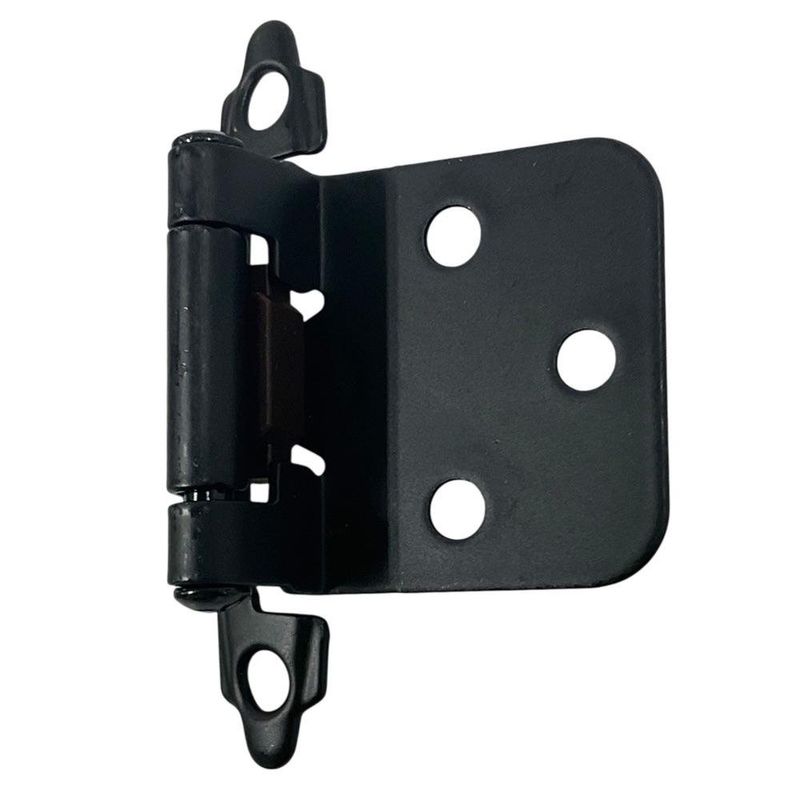 Bisagra Tipo Parche Negra 2 Piezas de 7 cm