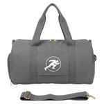 Bolsa Deportiva Tipo Duffel para Gimnasio y Viaje con Correa Color Gris