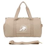Bolsa Deportiva Tipo Duffel para Gimnasio y Viaje con Correa Color Beige