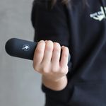 Pesas para Yoga de 2 kg Recubrimiento de Caucho Antideslizante Color Negro