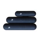 Pesas para Yoga de 2 kg Recubrimiento de Caucho Antideslizante Color Negro