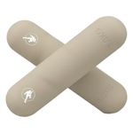 Dumbbell de Neopreno Sportmec de 2 kg Color Beige
