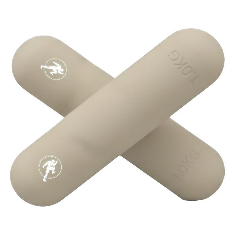 Dumbbell de Neopreno Sportmec de 2 kg Color Beige