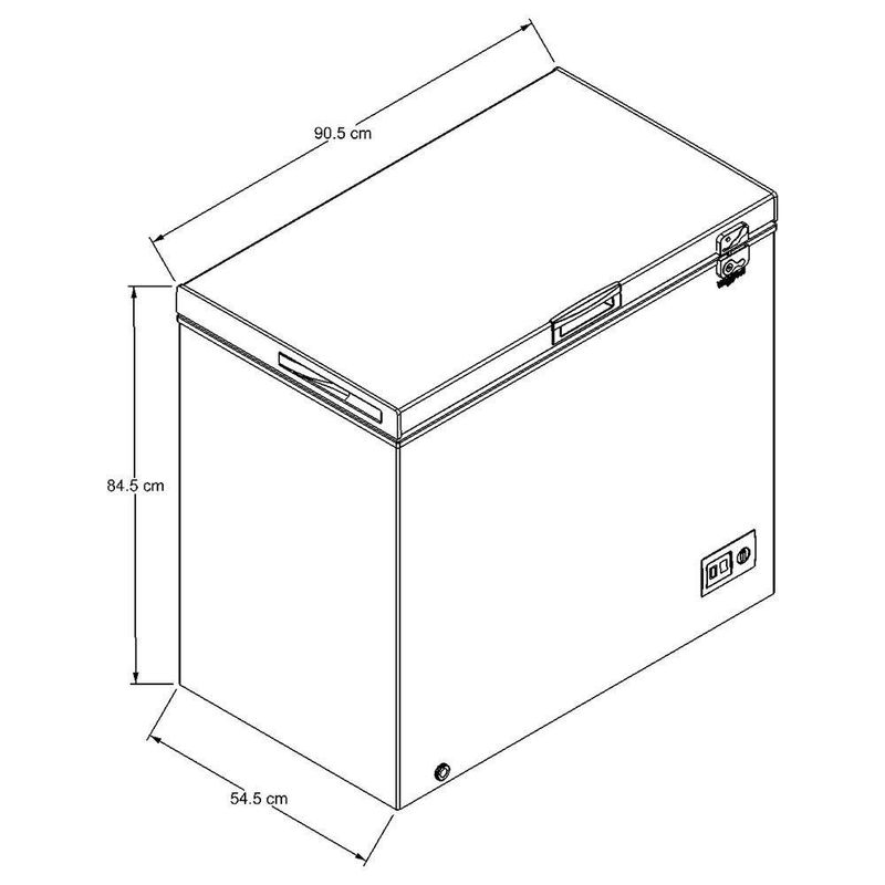 Congelador Horizontal Blanco De 7 Pie³ - Whirlpool