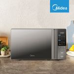 Microondas Taste Express de 1.1 Pies Cúbicos Color Gris