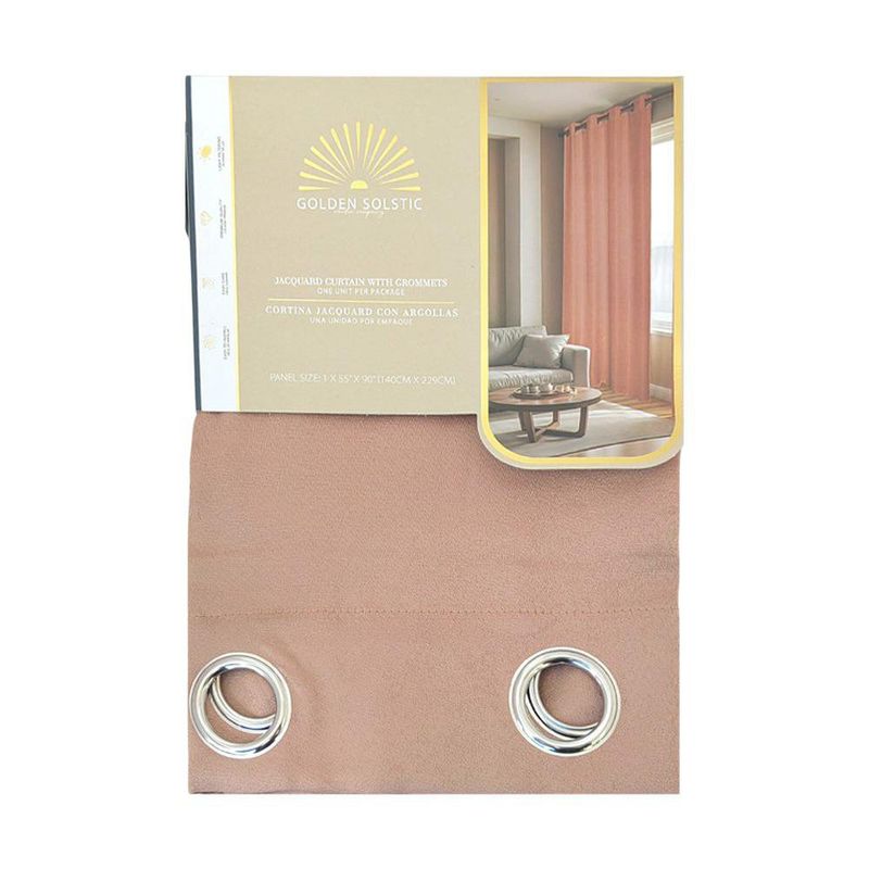 Cortina Jacquard Color Ivory de 137 x 228 Cm