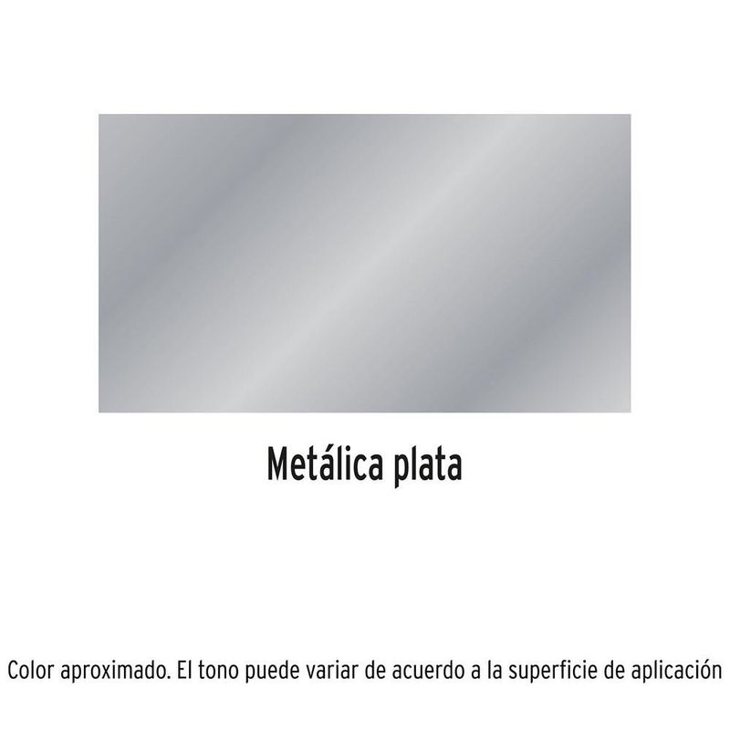 Pintura en Spray Plata Metálico 400 Ml