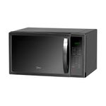 Microondas Midea de 1.6 Pies Cúbicos 45 L Color Negro Espejado