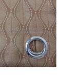 Cortina Jacquard Color Taupe de 137 x 228 Cm