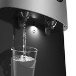 Dispensador de Agua Midea con Carga Inferior Color Silver