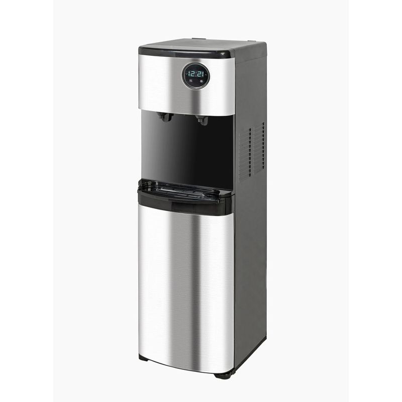 Dispensador de Agua Midea con Carga Inferior Color Silver