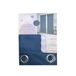 Cortina BO Color Celeste de 137x228 Cm