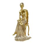 Figura Decorativa de Dama Sentada