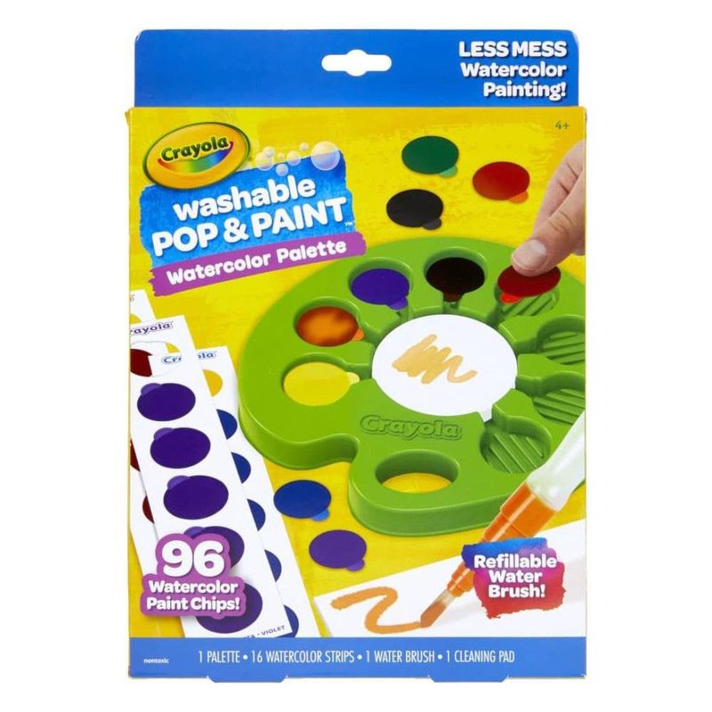 Paleta de Acuarela Lavable Pop Paint con Accesorios
