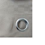 Cortina Jacquard Color Taupe de 137 x 228 Cm