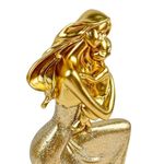 Figura Decorativa de Mamá con Bebé en Tono Dorado