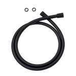 Regadera Tipo Ducha Cuadrada Studio Sensea Negra con Teléfono y Accesorios