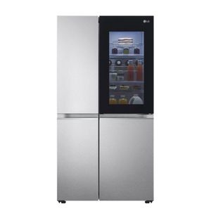 Refrigerador Side by Side LG 694 L de Acero con InstaView y ThinQ