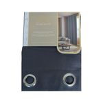 Cortina Jacquard Color Charcoal de 137 x 228 Cm