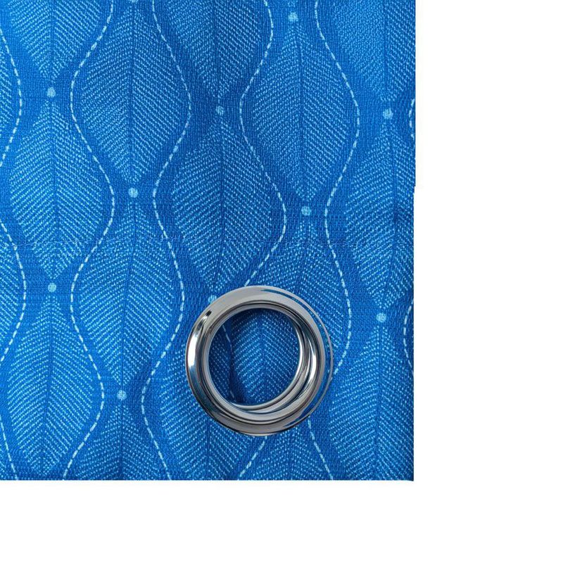 Cortina Jacquard Color Azul de 137 x 228 Cm
