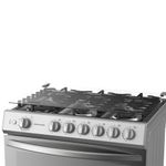 Estufa a Gas Midea de 30 Plg con 6 Quemadores Color Gris