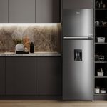 Refrigerador Automático Top Mount Midea de 10pie³ Color Lake Silver