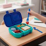 Lonchera Infantil Bento Koala Kids con Accesorios Color Azul y Celeste