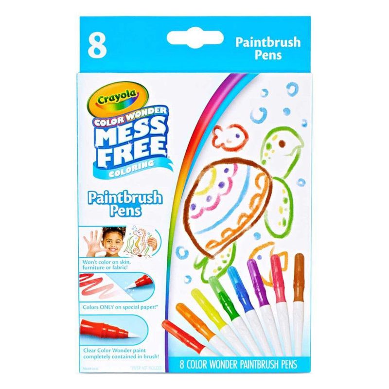 Marcadores Mess Free Paintbrush Pens 8 Colores