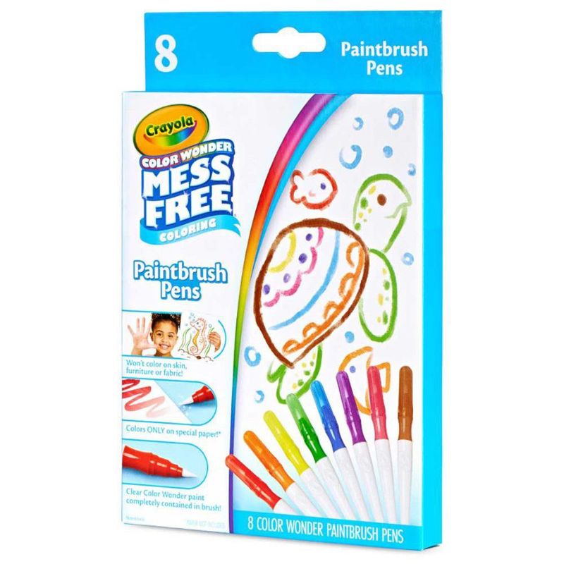 Marcadores Mess Free Paintbrush Pens 8 Colores