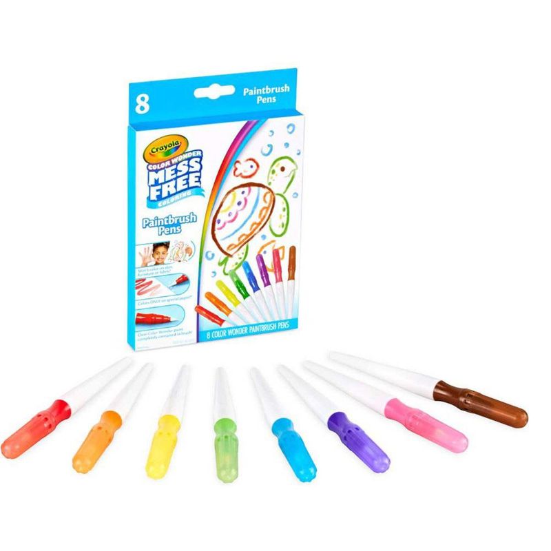 Marcadores Mess Free Paintbrush Pens 8 Colores