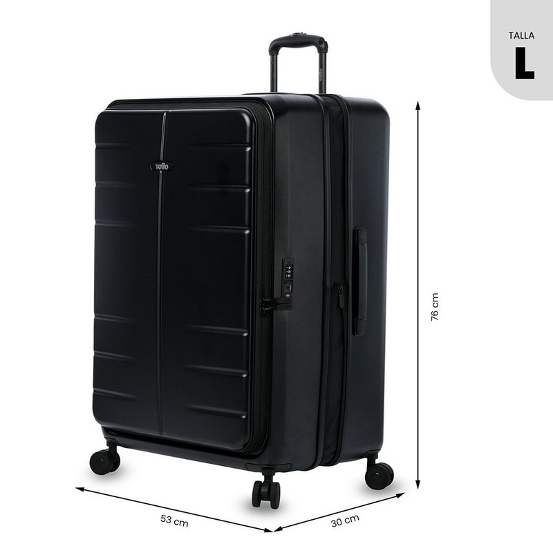 Maleta de Viaje Grande Ruedas 360 Rhio Negro