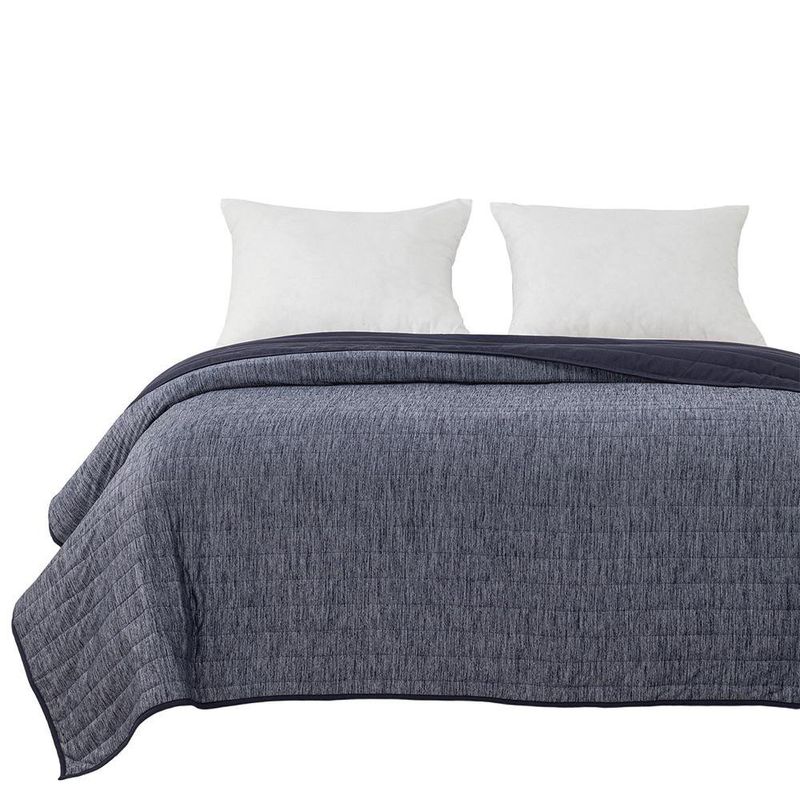 Frazada Gris y Azul Tamaño King