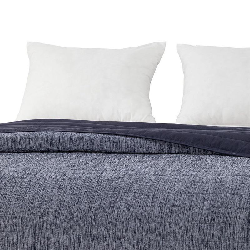 Frazada Gris y Azul Tamaño King