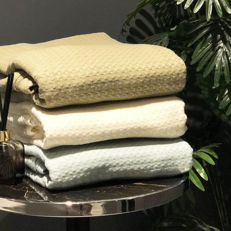 Frazada Verde Tensil Tamaño King