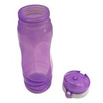 Pachón Facetado de 26 oz con Tapa Abatible Color Morado