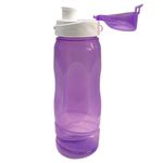 Pachón Facetado de 26 oz con Tapa Abatible Color Morado