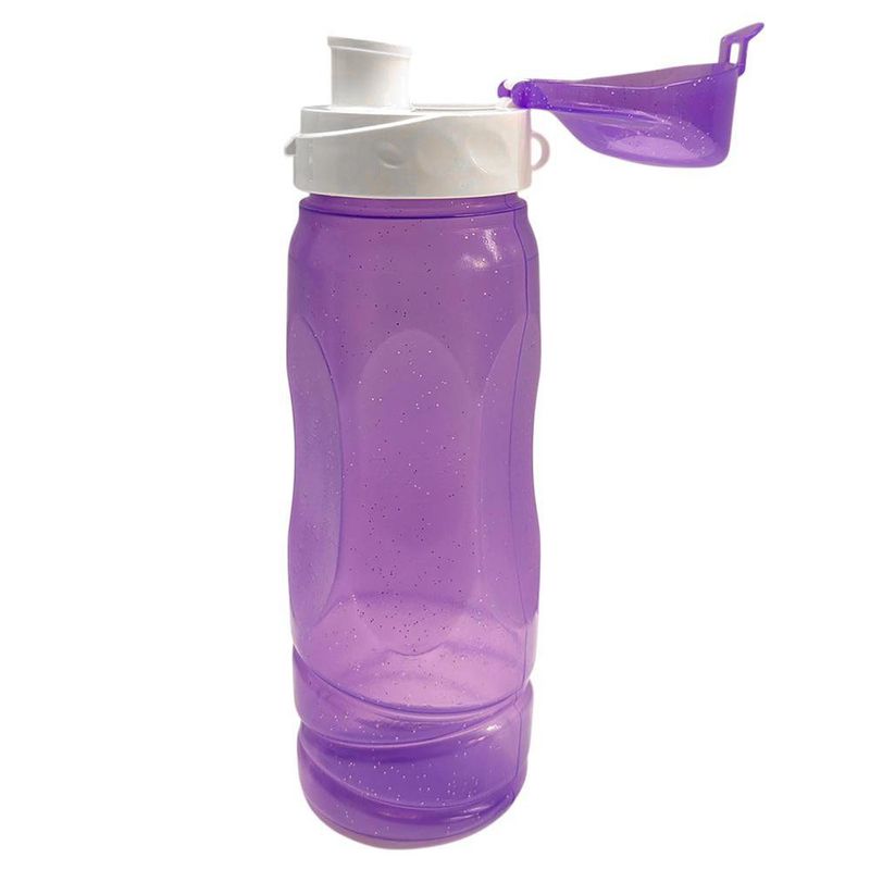 Pachón Facetado de 26 oz con Tapa Abatible Color Morado