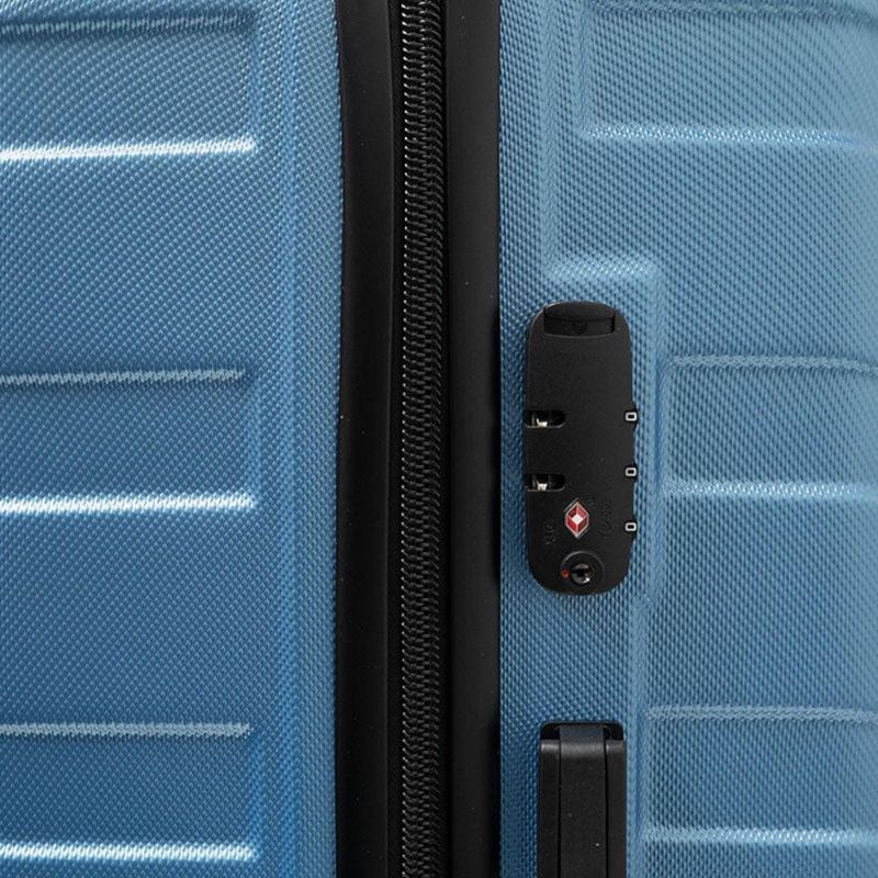 Maleta de Viaje Rígida de Plástico ABS 20 Plg Azul