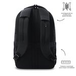 Mochila Comfort Porta Laptop 16 Plg Negro