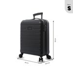 Maleta de Viaje Harbor con Ruedas 360 10 Kg Negro