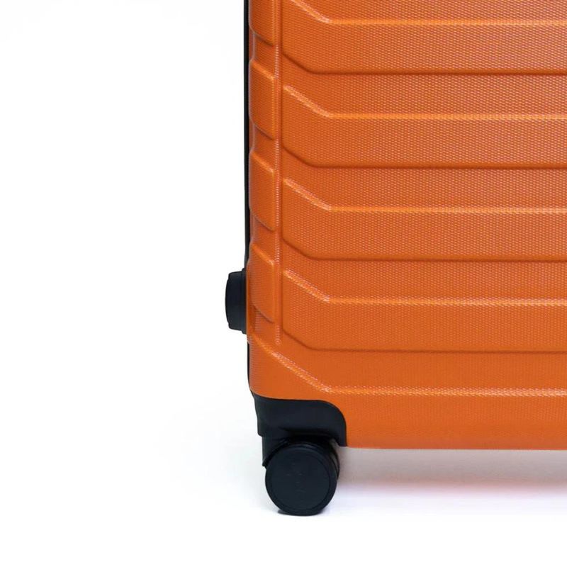 Set de 3 Maletas Rígidas de Plástico ABS 20, 24, 28 Plg Naranja
