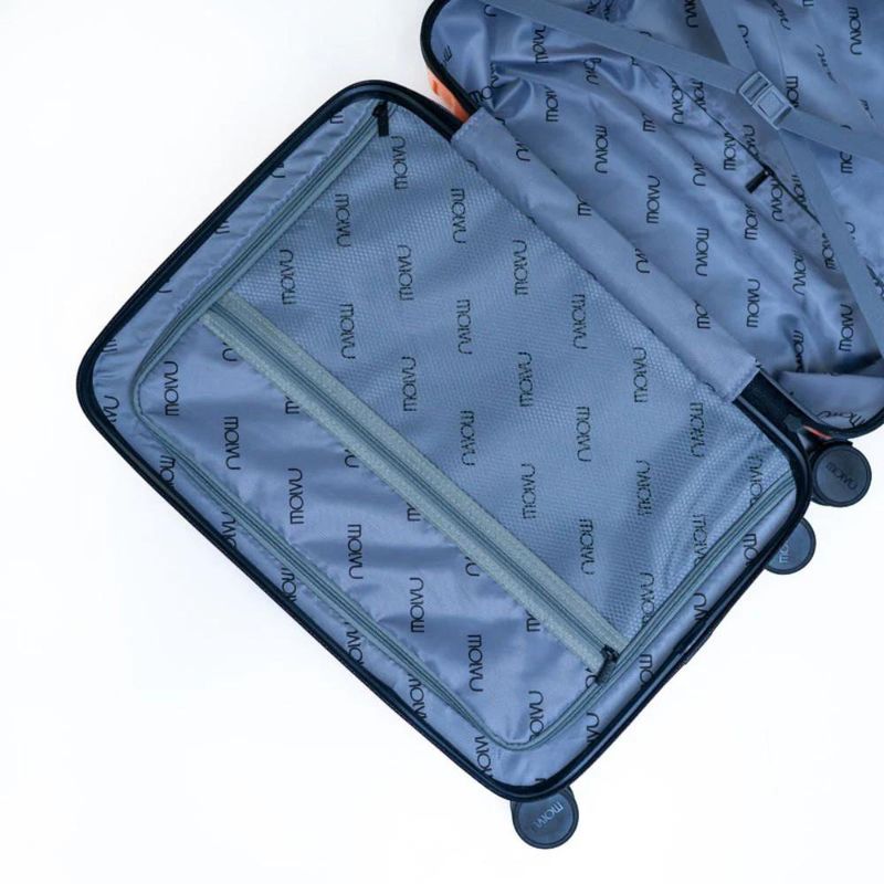 Set de 3 Maletas Rígidas de Plástico ABS 20, 24, 28 Plg Naranja