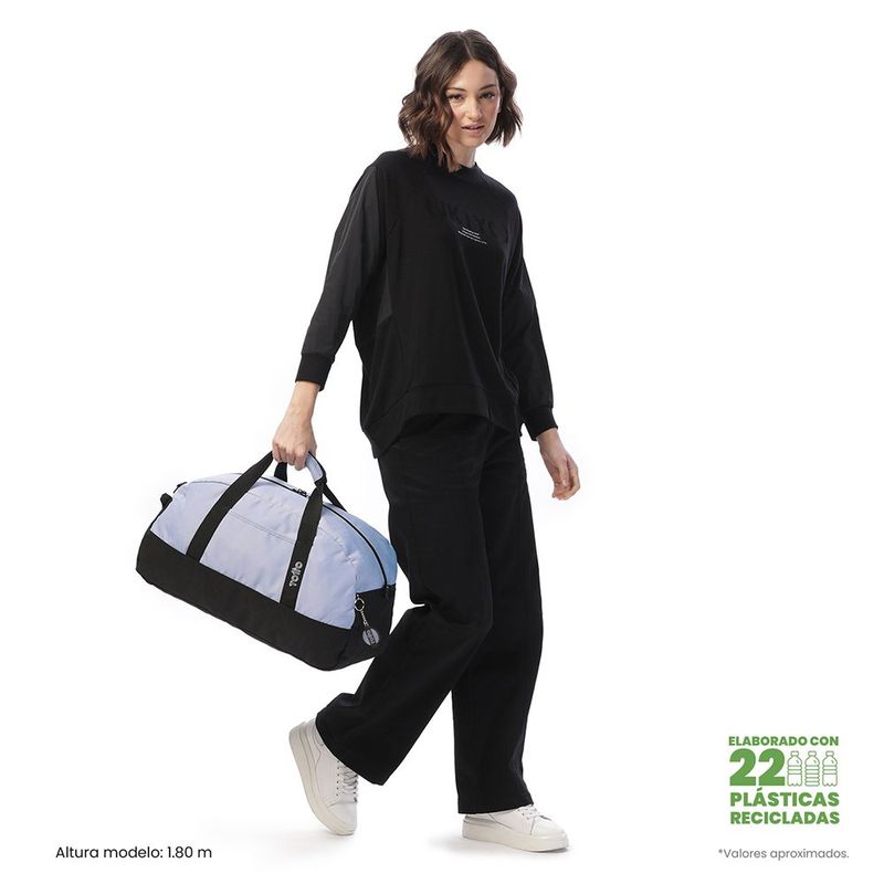 Valija Tula Deportiva Active Talla M Azul Claro